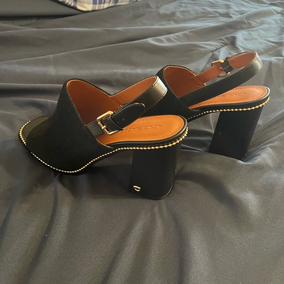 Authentic Coach Suede Sandals - Picture 3 of 5